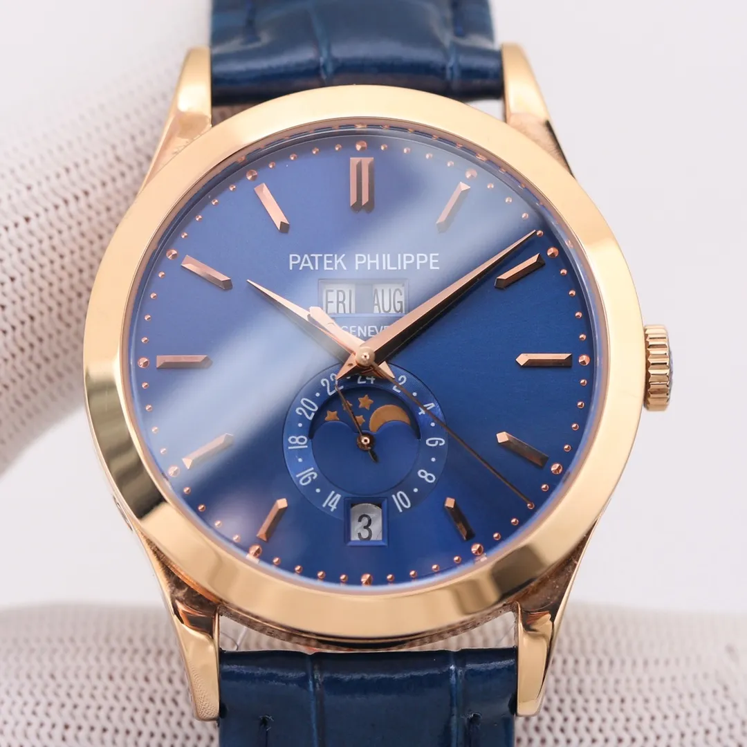 【Top Replica】💰4300! TW launches the highest version on the market - Patek Philippe - Complication Chronograph 5205G watch! 1⃣️After two years of continuous modification and debugging of the movement, we have always pursued original craftsmanship! 2⃣️Diameter 38.5MM! 3⃣️The functions are the same as the original ones, moon phase/week/month/calendar! 4⃣️It literally means high-difficulty two-color penetration, not an ordinary factory process! 5⃣️Sapphire glass mirror, the surface is coated with an extra layer of transparency! 6⃣️(Technical breakthrough) The Seagull movement is improved into an integrated Cal.324S movement! Both large and small plywood can achieve perfect chamfering effect and be rhodium plated. 7⃣️The plywood is decorated with gemstone bearings imported from Switzerland, and the color is pure, bright and natural. TW’s ingenious masterpiece welcomes your tasting! Factory quality! Welcome to reprint!